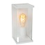 Lucide CLAIRE - Wall lamp Indoor/Outdoor - 1xE27 - IP54 - Motion & day/night sensor - White