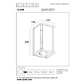 Lucide CLAIRE - Wall lamp Indoor/Outdoor - 1xE27 - IP54 - Motion & day/night sensor - White