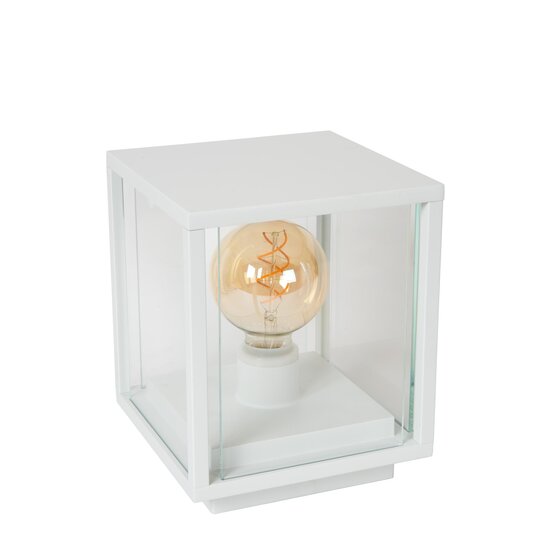 Lucide CLAIRE - Pedestal lamp - 1xE27 - IP54 - White