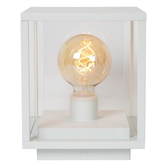 Lucide CLAIRE - Pedestal lamp - 1xE27 - IP54 - White