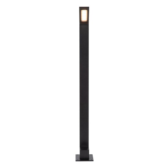 Lucide LAWFORD - Sokkellamp - LED - 1x6W 3000K - IP54 - Zwart