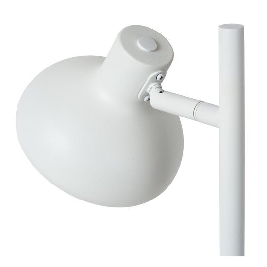 Lucide SENSAS - Lámpara de mesa - Ø 18 cm - 1xGU10 (ES111) - Blanco