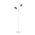 Lucide SENSAS - Floor lamp - 2xGU10 (ES111) - White