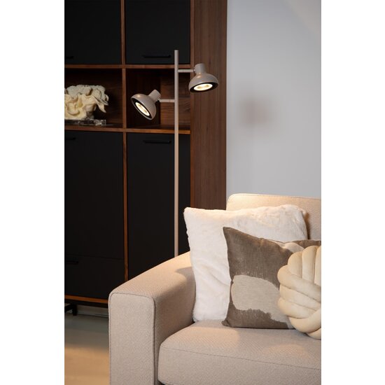 Lucide SENSAS - Floor lamp - 2xGU10 (ES111) - Beige