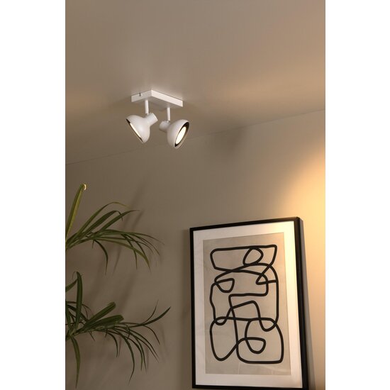 Lucide SENSAS - Spot de plafond - 2xGU10 (ES111) - Blanc