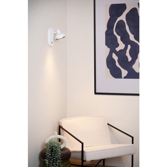 Lucide SENSAS - Bedside lamp / Wall lamp - 1xGU10 (ES111) - White