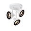 Lucide SENSAS - Plafondspot - Ø 25,8 cm - 3xGU10 (ES111) - Wit