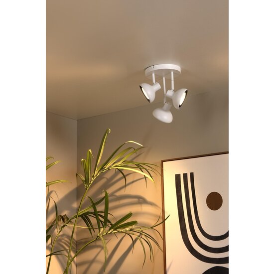 Lucide SENSAS - Deckenstrahler - Ø 25,8 cm - 3xGU10 (ES111) - Weiß