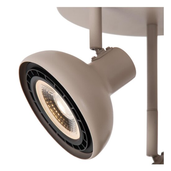 Lucide SENSAS - Plafondspot - Ø 25,8 cm - 3xGU10 (ES111) - Beige