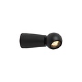 Lucide IPSOS - Wandlamp Badkamer - LED - 1x6W 2700K - IP54 - Zwart