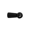 Lucide IPSOS - Wandlamp Badkamer - LED - 1x6W 2700K - IP54 - Zwart