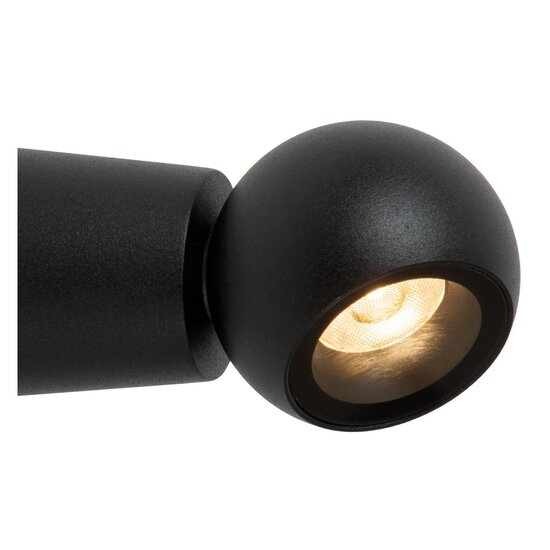 Lucide IPSOS - Aplique Baño - LED - 1x6W 2700K - IP54 - Negro