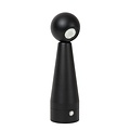 Lucide IPSOS - Lampe de Table Rechargeable - Batterie - LED Dim pour réchauffer - 1x3W 3000K/3200K - Dim pour réchauffer - Noir