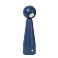 Lucide IPSOS - Lampe de Table Rechargeable - Batterie - LED Dim pour réchauffer - 1x3W 3000K/3200K - Dim pour réchauffer - Bleu