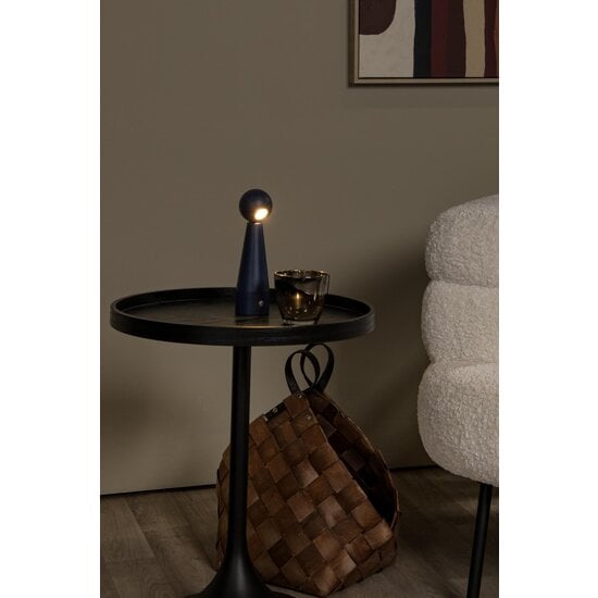 Lucide IPSOS - Oplaadbare Tafellamp - Accu/Batterij - LED Dim to warm - 1x3W 3000K/3200K - Dim to warm - Blauw