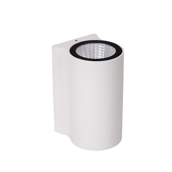 Lucide AKRA - Wandleuchte Innen/Außen - LED - 1x6W 2700K - IP54 - Weiß