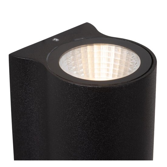 LUCIDE Lucide AKRA - Lámpara de Pared Interior/Exterior - Perfecta para cualquier espacio exterior
