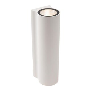 Lucide AKRA - Aplique Interior/Exterior - LED - 2x6,5W 2700K - IP54 - Blanco