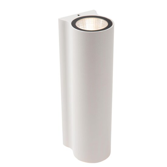 Lucide AKRA - Wandlamp Binnen/Buiten - LED - 2x6,5W 2700K - IP54 - Wit