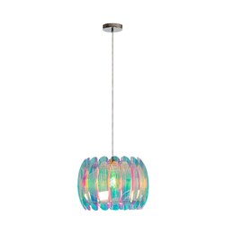 Lucide GLINSTAR - Lampe à suspension - Ø 40 cm - 1xE27 - Multicolore