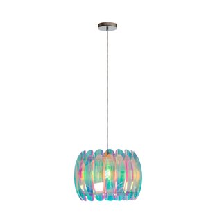 Lucide GLINSTAR - Hängelampe - Ø 40 cm - 1xE27 - Mehrfarbig