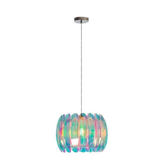 Lucide GLINSTAR - Lampe à suspension - Ø 40 cm - 1xE27 - Multicolore