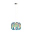 Lucide GLINSTAR - Lámpara colgante - Ø 40 cm - 1xE27 - Multicolor