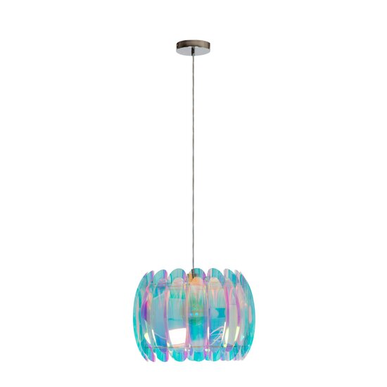 LUCIDE Lucide GLINSTAR - Hanglamp - Ø 40 cm - 1xE27 - Multicolor - Creëer een sfeervolle ambiance in uw interieur