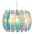 LUCIDE Lucide GLINSTAR - Lámpara Colgante - Ø 40 cm - 1xE27 - Multicolor - Crea una atmósfera vibrante en tu hogar