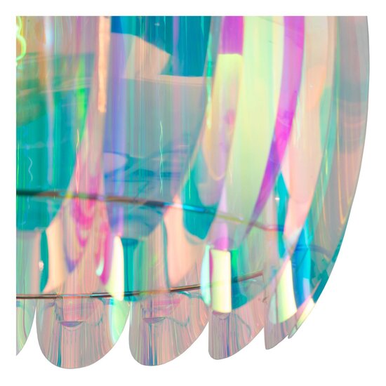 LUCIDE Lucide GLINSTAR - Pendant Lamp - Ø 40 cm - 1xE27 - Multicolor - Create a vibrant atmosphere in your home