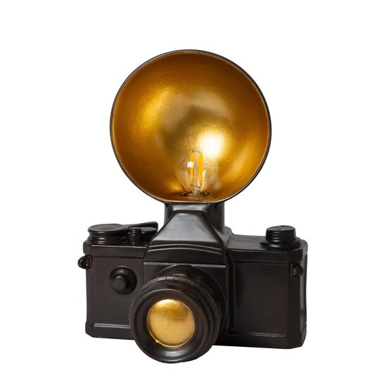 Lucide EXTRAVAGANZA CAMERA - Table lamp - 1xE14 - Black