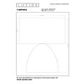 Lucide CAMPANA - Tafellamp - 1xE27 - Transparant
