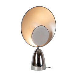 Lucide CASTAMAR - Tafellamp - Ø 25,5 cm - LED - 1x8W 2100K - Chroom