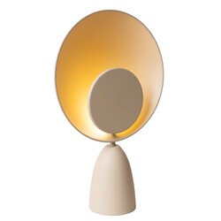 Lucide CASTAMAR - Tafellamp - Ø 25,5 cm - LED - 1x8W 2100K - Taupe