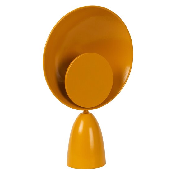 LUCIDE Lucide CASTAMAR - Tafellamp - Ø 25,5 cm - LED - 1x8W 2100K - Okergeel