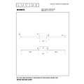 Lucide MARNIK - Wandlamp - LED Dimb. - CCT - 1x13W 2700K/4000K - Zwart