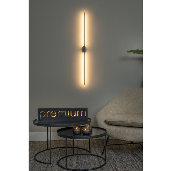 Lucide MARNIK - Wall lamp - LED Dimb. - CCT - 1x18W 2700K/4000K - Black