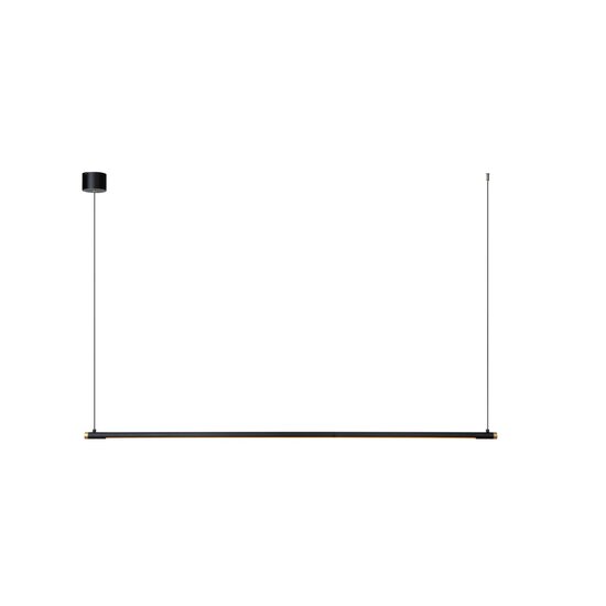 Lucide MARNIK - Lampe à suspension - Ø 2,5 cm - Variation LED. - CCT - 1x22W 2700K/4000K - Noir