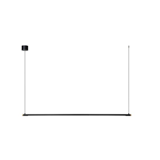 Lucide MARNIK - Lampe à suspension - Ø 2,5 cm - Variation LED. - CCT - 1x22W 2700K/4000K - Noir