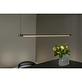 Lucide MARNIK - Lampe à suspension - Ø 2,5 cm - Variation LED. - CCT - 1x22W 2700K/4000K - Noir