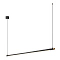 Lucide MARNIK - Lampe à suspension - Ø 2,5 cm - Variation LED. - CCT - 1x22W 2700K/4000K - Noir