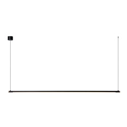 Lucide MARNIK - Lámpara colgante - Ø 2,5 cm - Regulación LED. - CCT - 1x24W 2700K/4000K - Negro