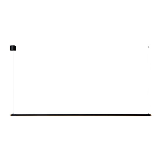 LUCIDE Lucide MARNIK - Pendant lamp - Ø 2.5 cm - LED Dimb. - CCT - 1x24W 2700K/4000K - Black