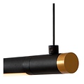 LUCIDE Lucide MARNIK - Lámpara colgante - Ø 2,5 cm - Regulación LED. - CCT - 1x24W 2700K/4000K - Negro
