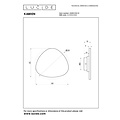Lucide KAMIEN - Wall lamp - LED - 1x6W 2700K - White