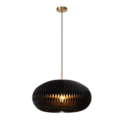 Lucide ARMONI - Pendelleuchte - Ø 52 cm - 1xE27 - Schwarz