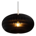 Lucide ARMONI - Lámpara colgante - Ø 52 cm - 1xE27 - Negro