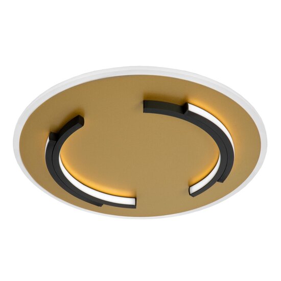 Lucide ANDREAS - Deckenleuchte - Ø 39,6 cm - LED - 1x30W 2700K - Mattgold / Messing