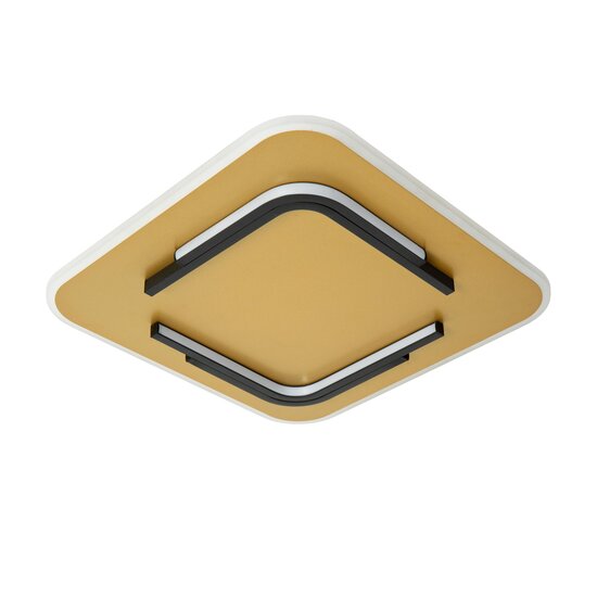 Lucide ANDREAS - Plafonnière - LED - 1x30W 2700K - Mat Goud / Messing