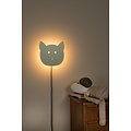 LUCIDE Lucide CHARLIE - Wandlamp Kinderkamer - LED Dim to warm - 1x7W 2600K/2700K - Groen - Creëer een gezellige sfeer in de kinderkamer